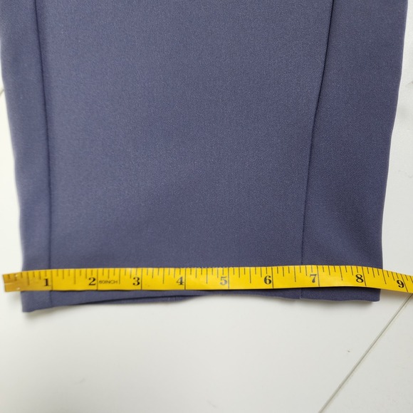 Halara Womens Mid Rise Side Pocket Barrel Leg Work Pants Size Large Purple Work - Picture 11 of 11